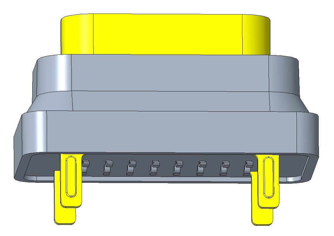 XB-TYPE C 16 P-10立貼り防水USBコネクタ16 pin防水IPX 7 USB TYPECソケット高さ6.5 mm usb防水コネクタ